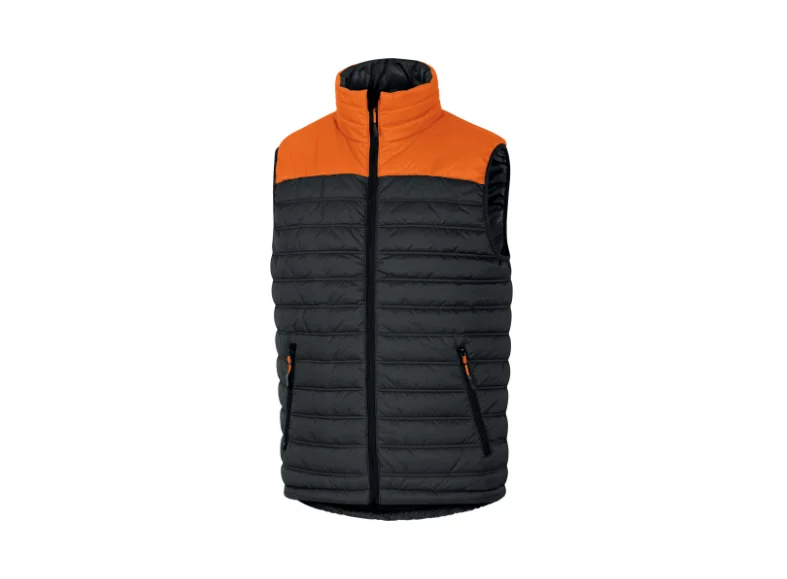 Vesta din puf calduroasa, culoarea gri, G-DOON, Delta Plus