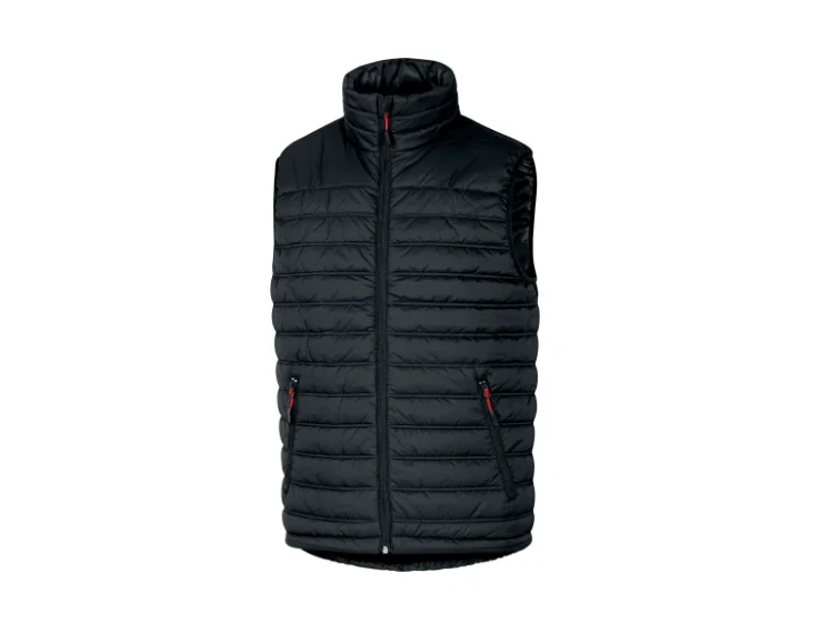 Vesta din puf calduroasa, culoarea negru, G-DOON, Delta Plus