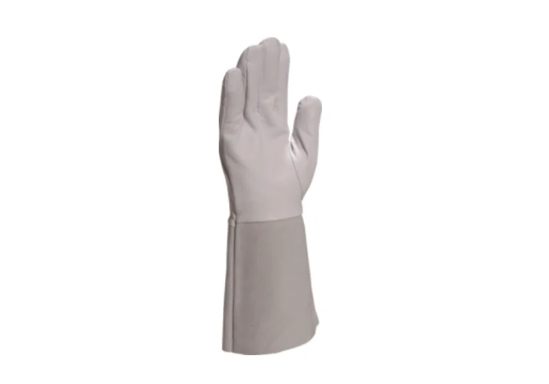 Mănușă termică din piele de sudură, culoarea gri, pentru industria grea, GFA115K Delta Plus