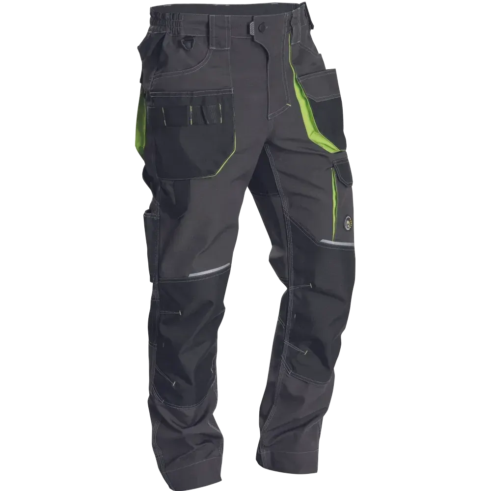 Pantaloni de lucru standard Greendale, -lime, din bumbac și poliester, Cerva