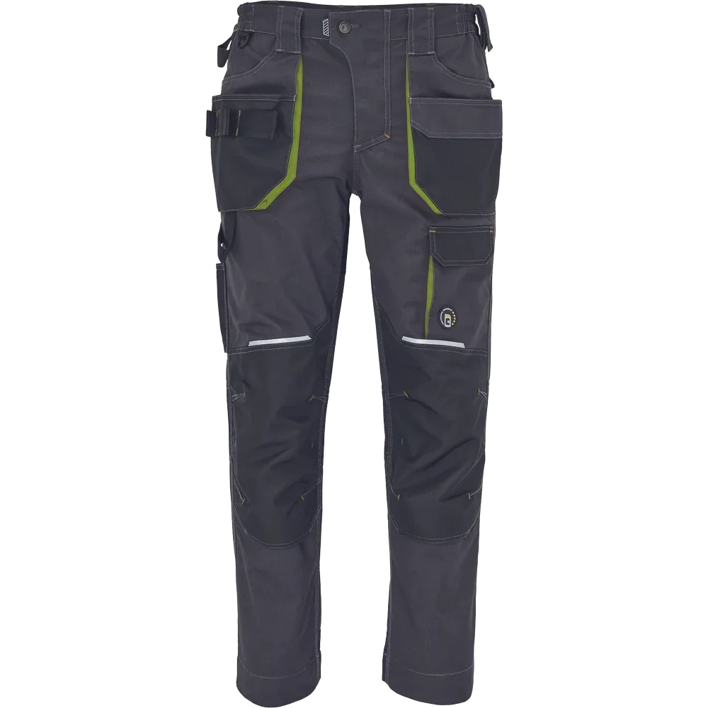 Pantaloni de lucru standard Greendale, antracit-lime