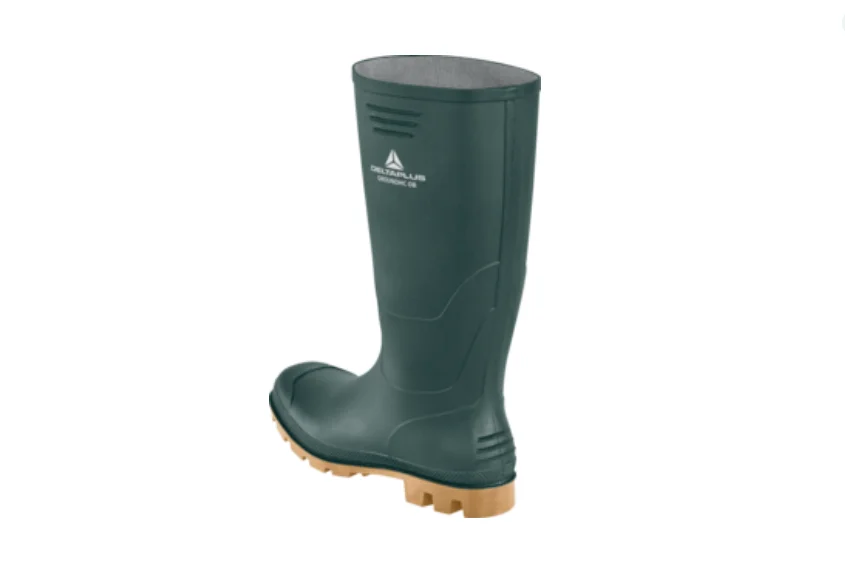 Cizme de lucru din PVC, pentru lucrari cu risc scazut, GROUNDHC OB SRA, culoarea verde