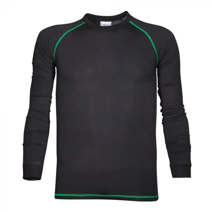 Tricou negru cu mânecă lungă de corp, Ardon TRIP