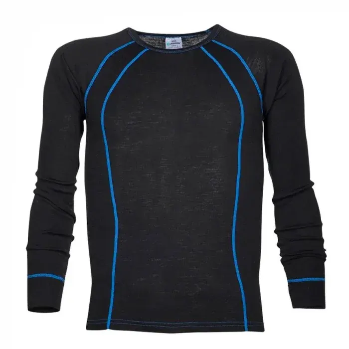 Tricou termic din lână merinos, din poliester, Ardon NAVI