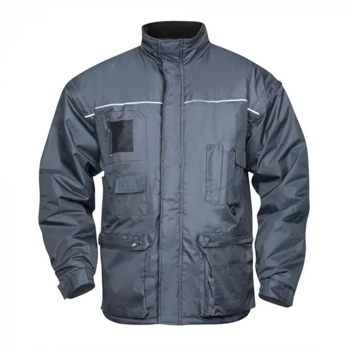 Jachetă de iarnă cu mâneci detașabile, Ardon LINO, 100% poliester, bleumarin