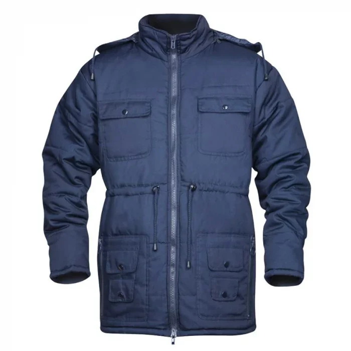 Scurtă vatuita de iarnă bleumarin, 65% poliester, 35% bumbac, Ardon SERENA