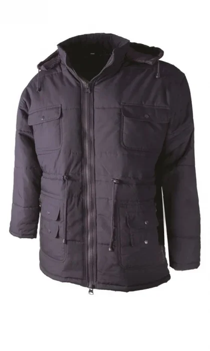 Scurtă vatuita de iarnă bleumarin, 65% poliester, 35% bumbac, Ardon SERENA