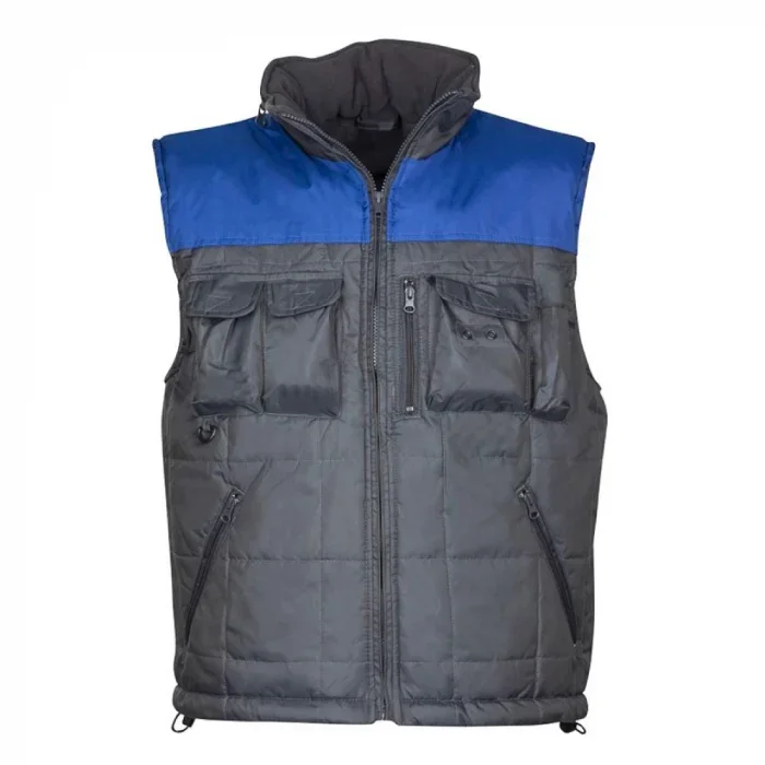 Vestă de lucru gri-albastră de iarnă, culoarea roșu, Ardon MAX