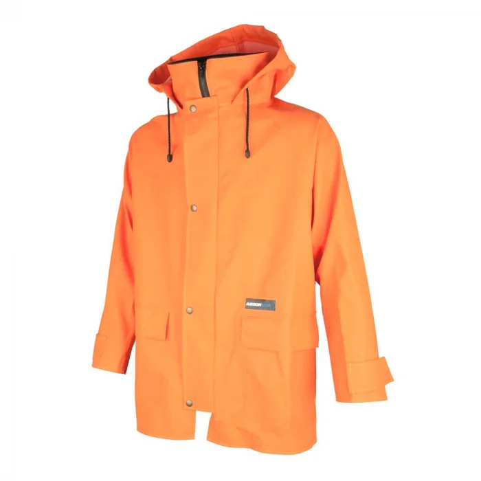 Jacheta impermeabilă portocalie cu glugă, culoarea portocaliu, Ardon AAQ 103