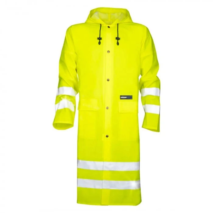 Pelerina de ploaie reflectorizanta lunga, culoarea galben, Aqua 1102