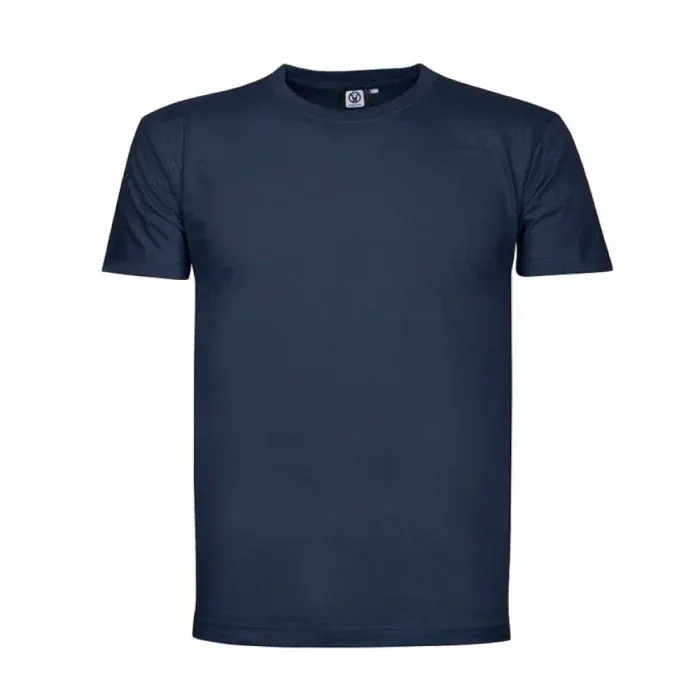 Tricou simplu cu maneca scurta pentru bărbați, din bumbac, 160g/mp, Ardon LIMA, culoarea bleumarin