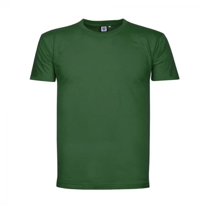 Tricou barbati verde bumbac 100% cu mânecă scurtă, Ardon Lima