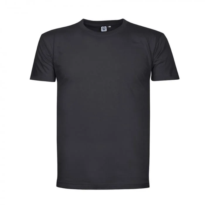 Tricou negru barbati simplu bumbac 100%, Ardon Lima
