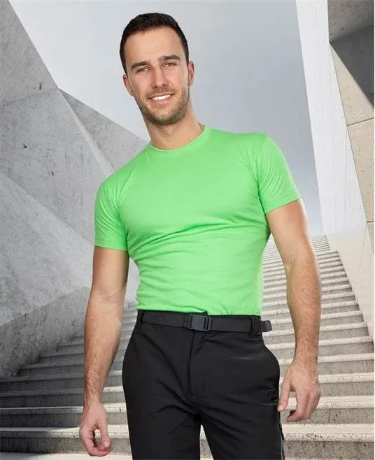 Tricou verde barbati cu maneca scurta, verde măr, Ardon Lima