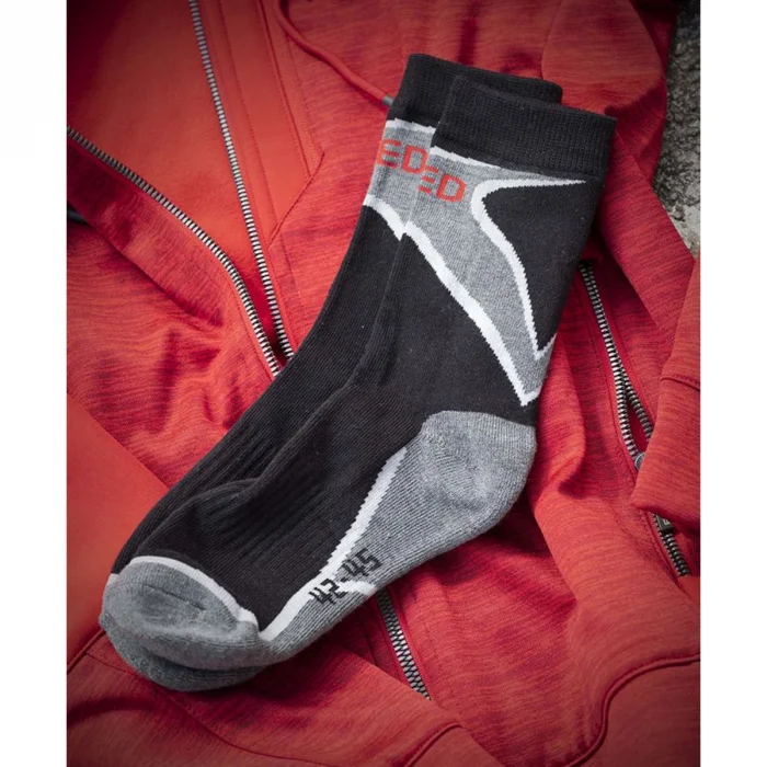 Șosete negre 50% bumbac, culoarea negru, Ardon R8ED