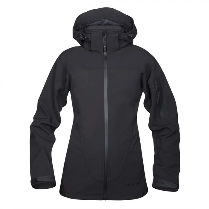 Jachetă softshell neagră pentru femei, culoarea negru, Ardon ANIMA