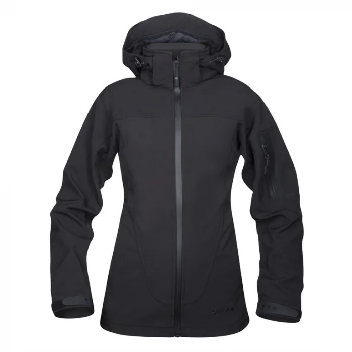 Jachetă softshell neagră pentru femei, culoarea negru, Ardon ANIMA