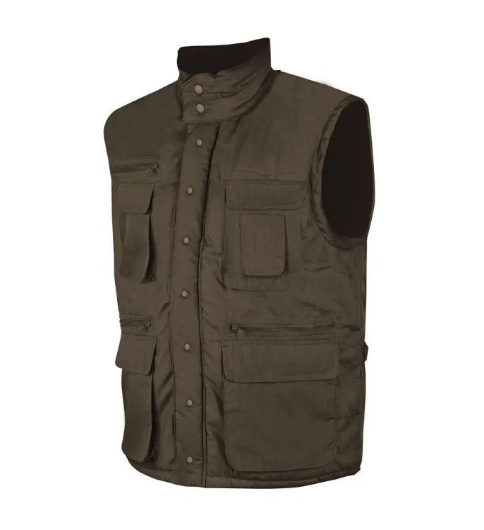 Vesta de iarna barbati cu buzunare, culoarea negru, Ardon TONY, poliester 65/35