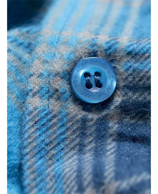 Camasa de lucru flanel barbati, albastru-bleu, 100% bumbac, Ardon URBAN