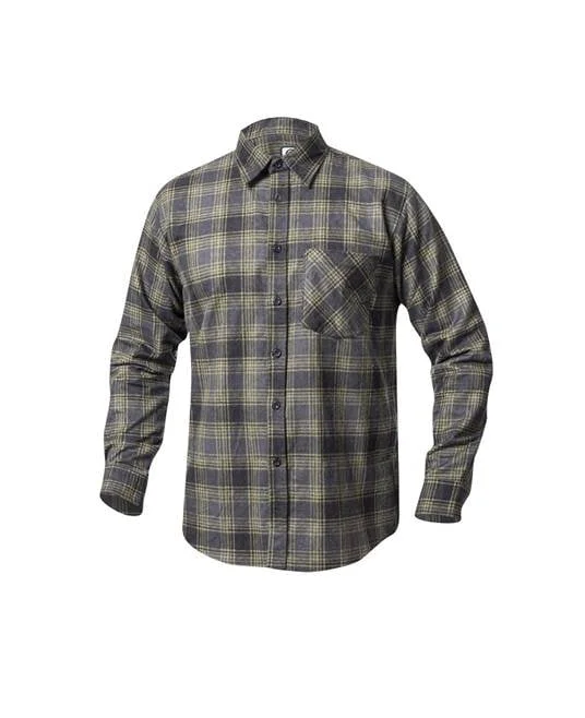 Camasa de lucru barbati flanel, verde-negru, 100% bumbac, Ardon Urban