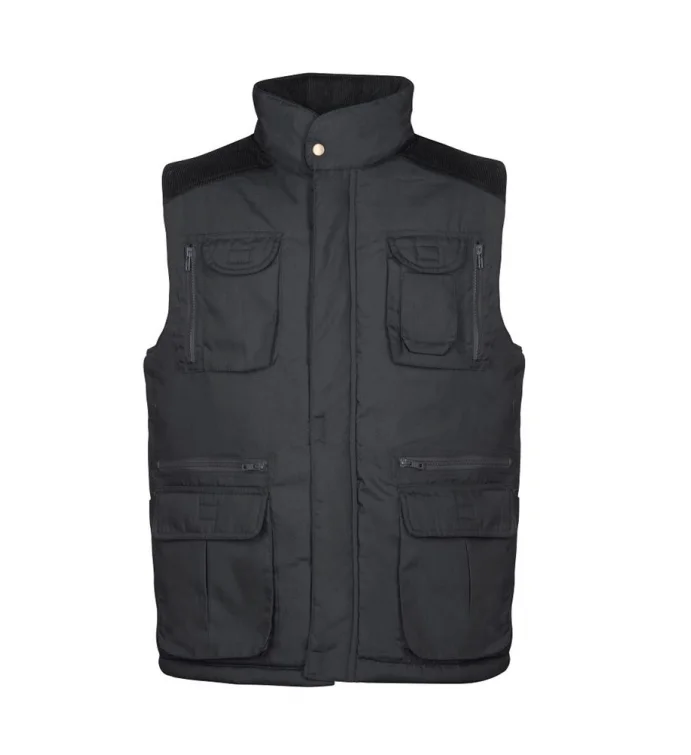 Vesta de iarna neagra vatuită Ardon DANNY, culoarea negru, poliester 65/35