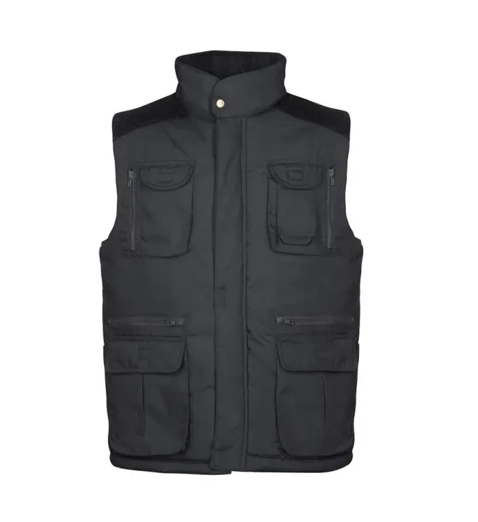 Vesta de iarna neagra vatuită Ardon DANNY, culoarea negru, poliester 65/35