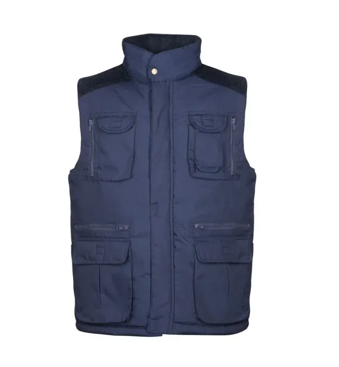 Vesta de iarna neagra vatuită Ardon DANNY, culoarea negru, poliester 65/35