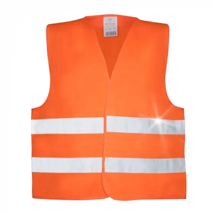 Vestă reflectorizantă portocalie simplă, Alex, din poliester, 150g/mp, Ardon, culoarea portocaliu