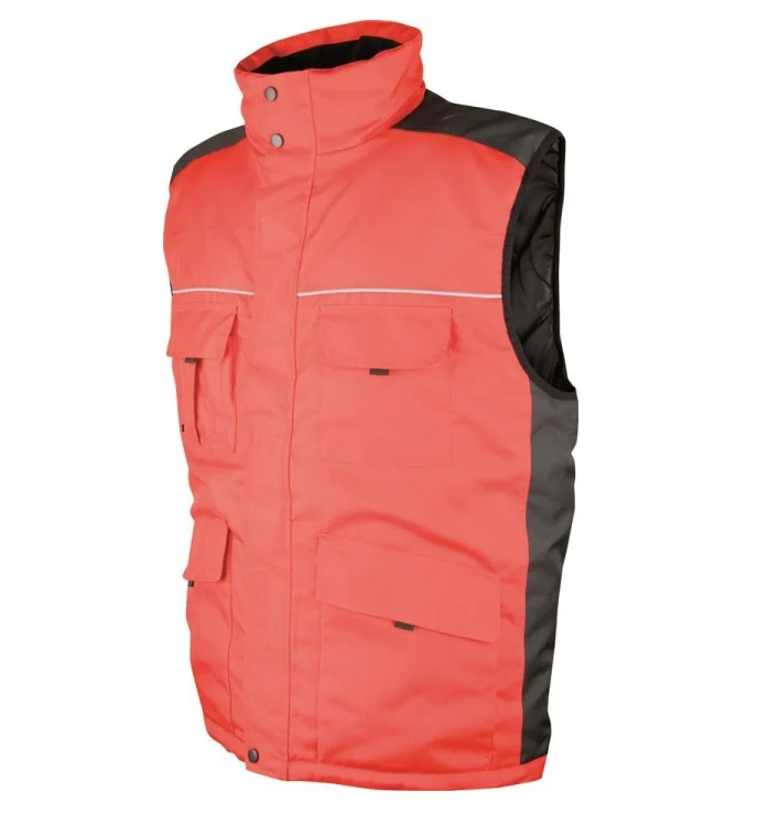 Vesta de iarna pentru barbati Ardon SWEN, culoarea roșu, 100% poliester