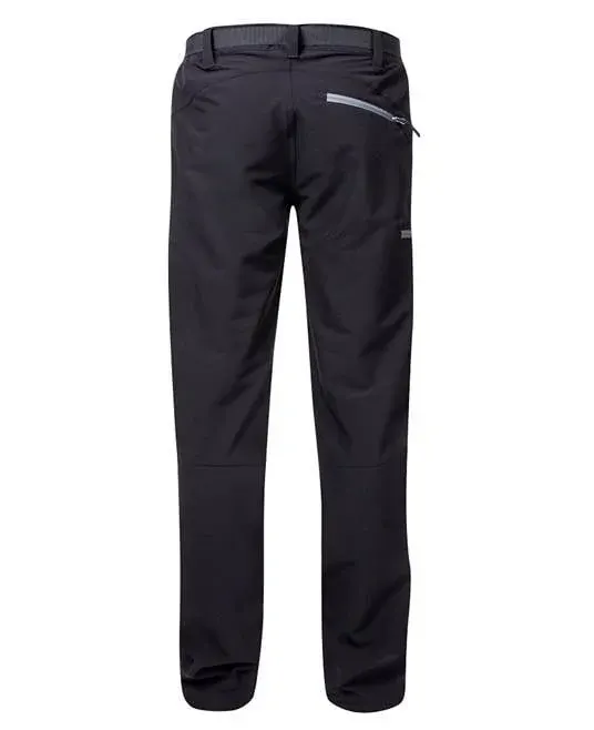Pantaloni impermeabili negrii în talie, culoarea negru, softshell, Ardon HILL