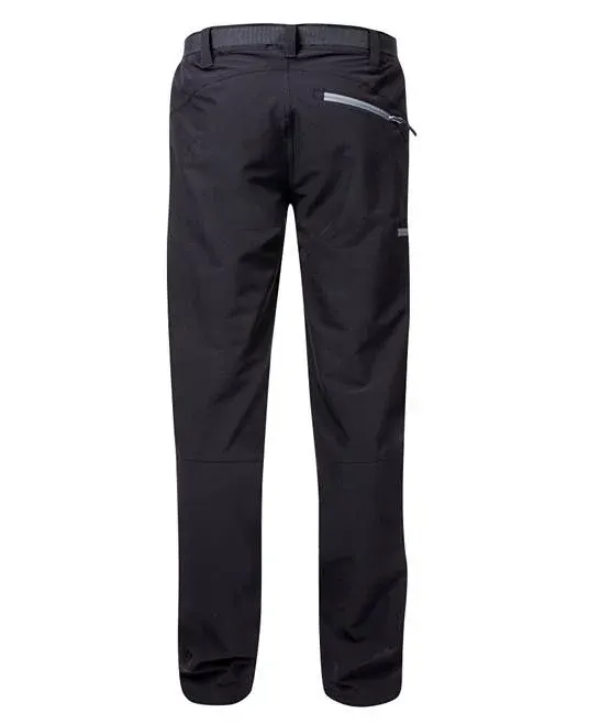 Pantaloni impermeabili negrii în talie, culoarea negru, softshell, Ardon HILL