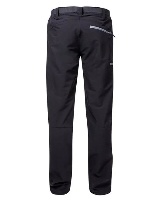 Pantaloni impermeabili negrii în talie, culoarea negru, softshell, Ardon HILL