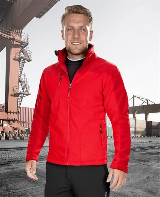 Fleece de iarnă calduros roșu, 100% poliester, Ardon Michael