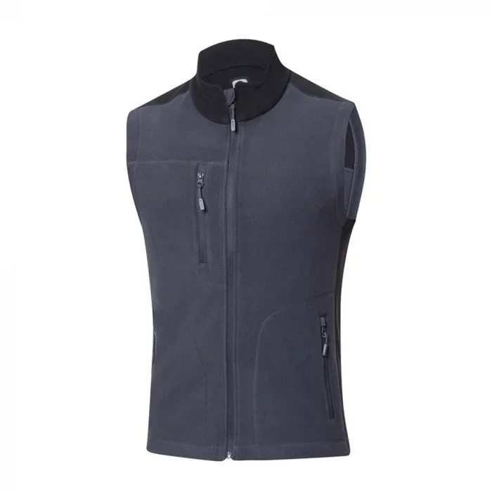 Vestă de iarnă 100% poliester gri-închis fleece, Ardon MARTIN