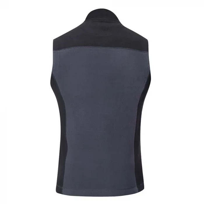 Vestă de iarnă 100% poliester gri-închis fleece, Ardon MARTIN