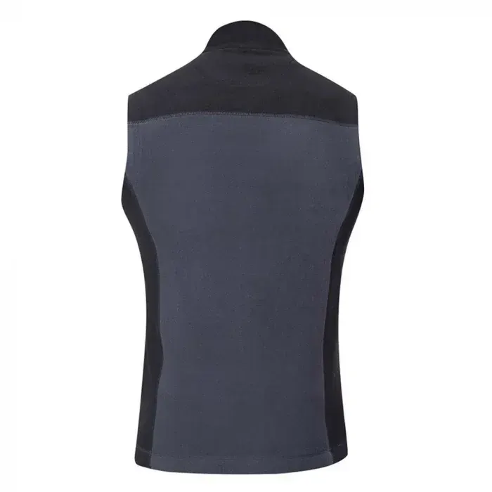 Vestă de iarnă 100% poliester gri-închis fleece, Ardon MARTIN