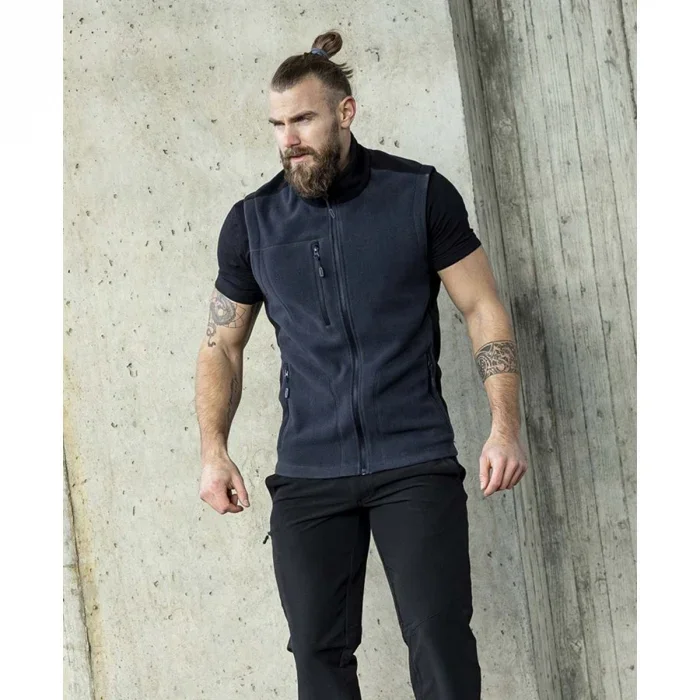 Vestă de iarnă 100% poliester bleumarin fleece, Ardon MARTIN