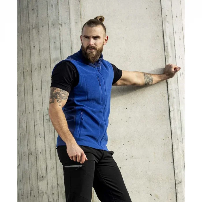 Vestă de iarnă 100% poliester albastru royal fleece, Ardon MARTIN