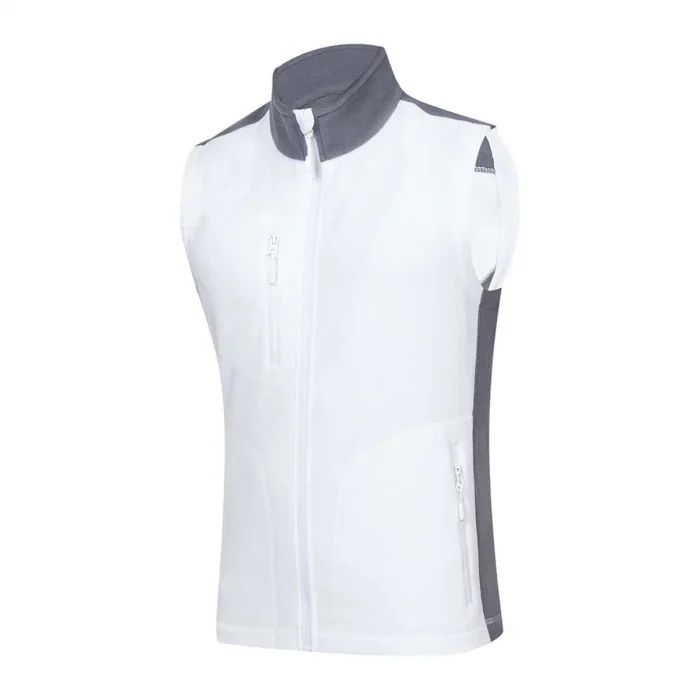 Vestă de iarnă 100% poliester albă fleece, Ardon MARTIN