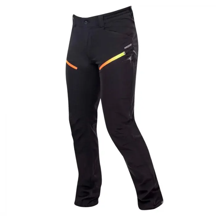 Pantaloni negrii impermeabili în talie, softshell, din elastan și poliester, 230g/mp, Ardon CREATRON, culoarea negru