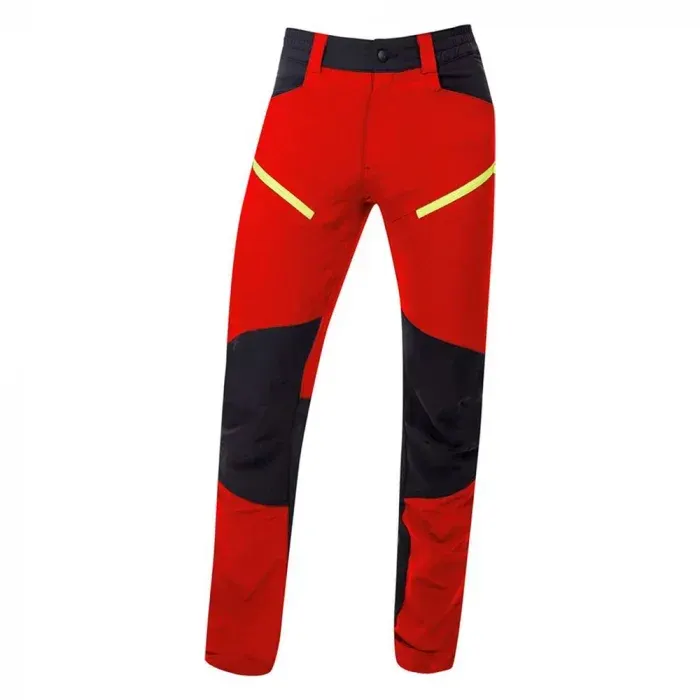 Pantaloni softshell pentru bărbați impermeabili, din nylon și spandex, 220g/mp, cu elemente reflectorizante, Ardon CITYCONIC, culoarea roșu