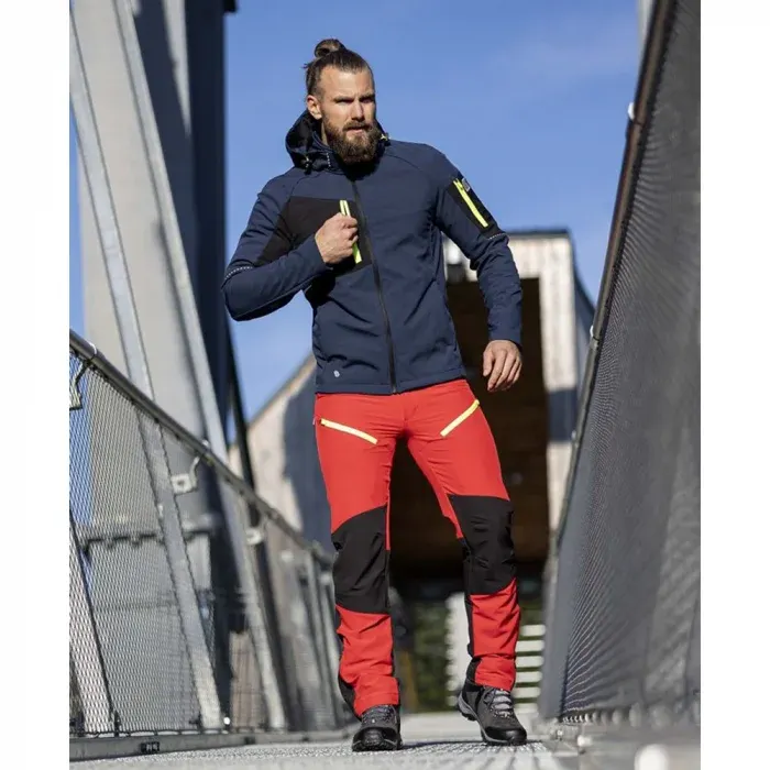 Pantaloni softshell barbati impermeabili, culoarea roșu, rosu, Ardon CITYCONIC