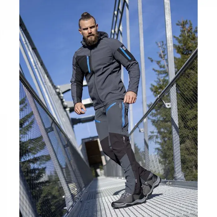 Pantaloni softshell barbati impermeabili, gri-închis, Ardon CITYCONIC