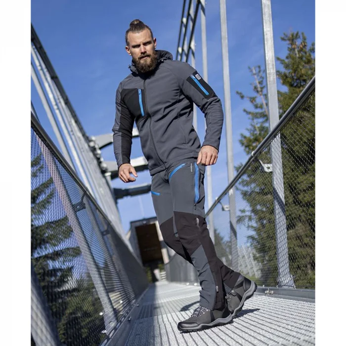 Pantaloni softshell barbati impermeabili, gri-închis, Ardon CITYCONIC