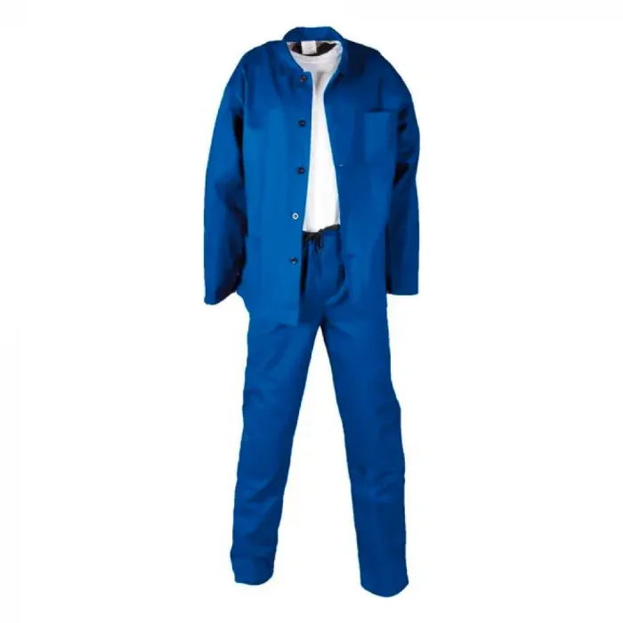Costum salopeta de lucru pentru bărbați, din bumbac, 245g/mp, Ardon KLASIK, culoarea albastru