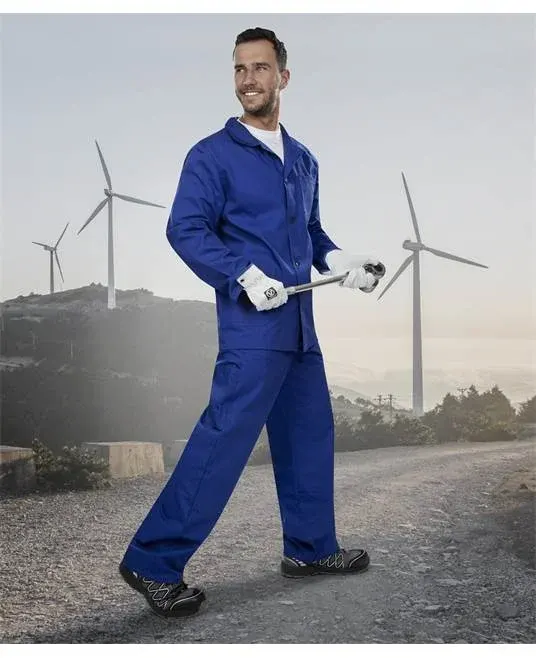 Costum salopeta de lucru barbati (bluza + pantaloni), culoarea albastru, Ardon KLASIK