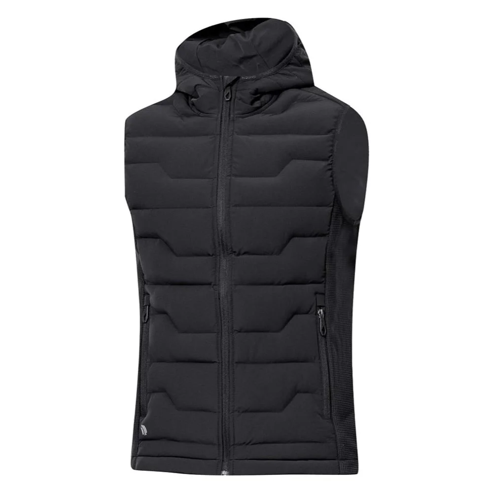 Vesta de iarna neagra barbati, culoarea negru, Ardon NYPAXX