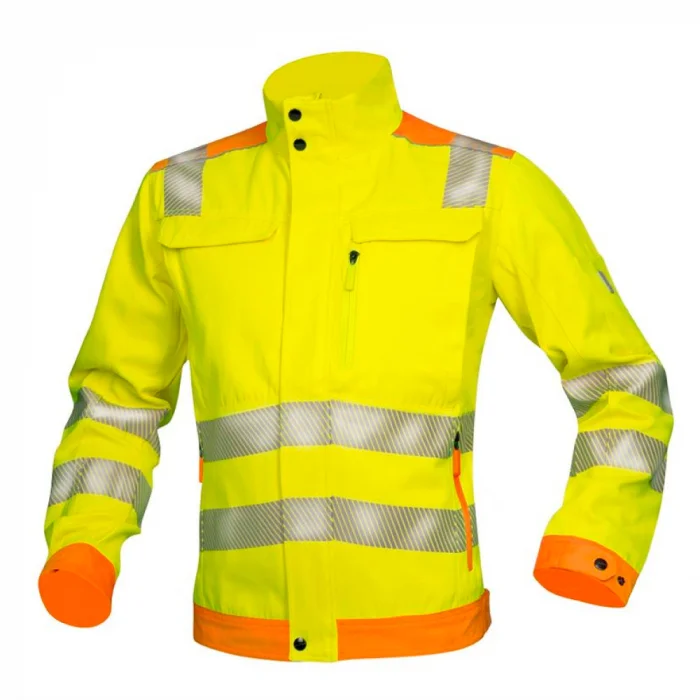 Jacheta galbena reflectorizanta de lucru barbati, Ardon Signal