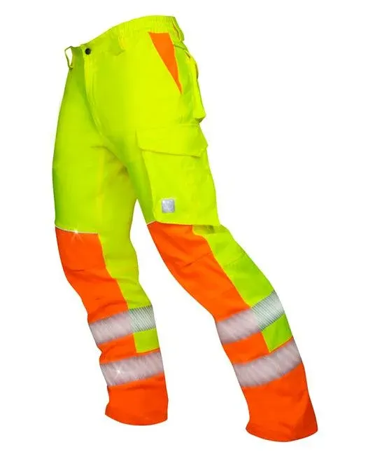 Pantaloni reflectorizanti de lucru in talie, culoarea galben, Ardon SIGNAL