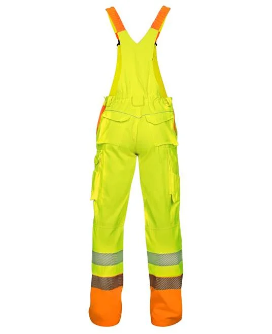 Pantaloni reflectorizanti de lucru cu pieptar, galben, Ardon SIGNAL